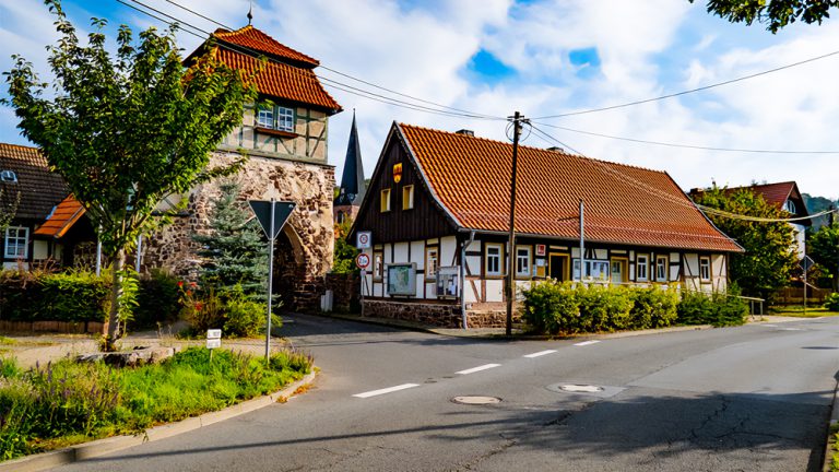 Ansicht der Touristen-Information Harztor in der Ortschaft Neustadt