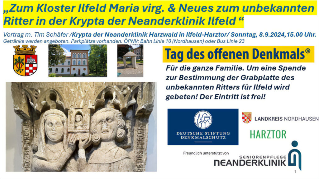 Tag des Offenes Denkmals in Ilfeld – Krypta Neanderklinik